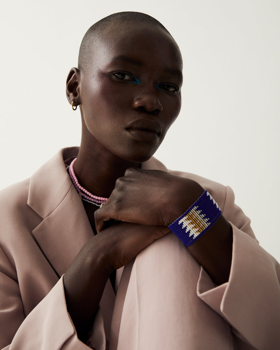 Ningi's Cuff - Zulu Blue