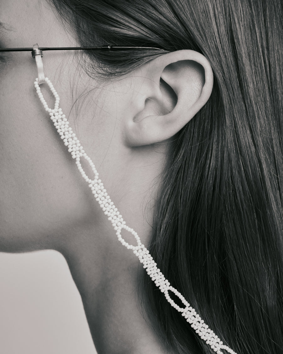 Sunglass Chain - All White