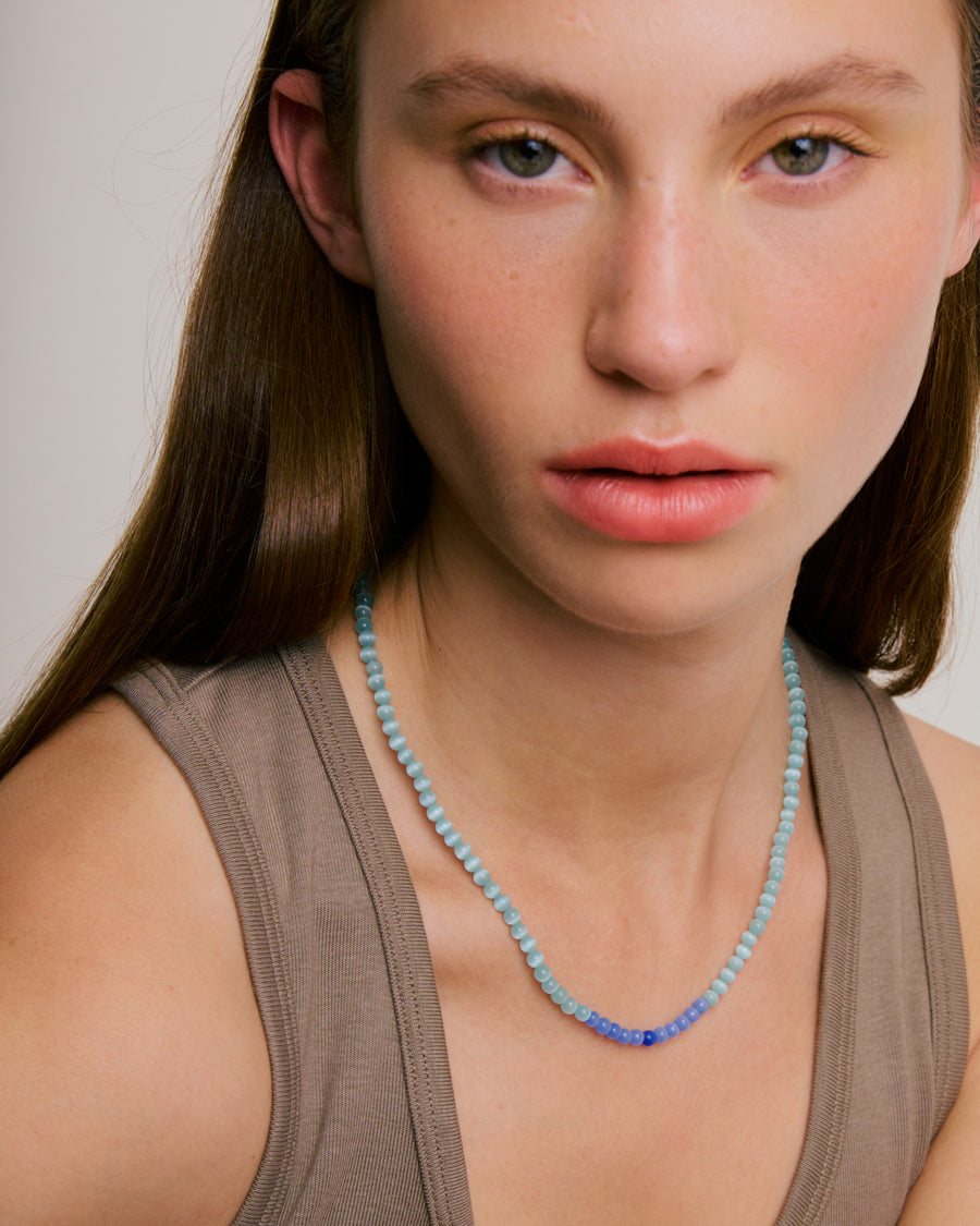 Simple Necklace - Icy Turquoise River