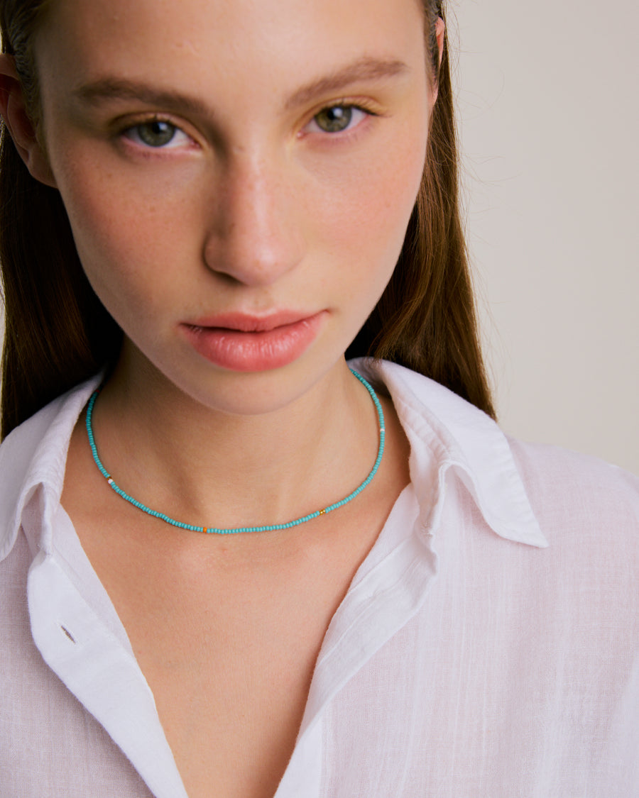 Simple Necklace - Turquoise