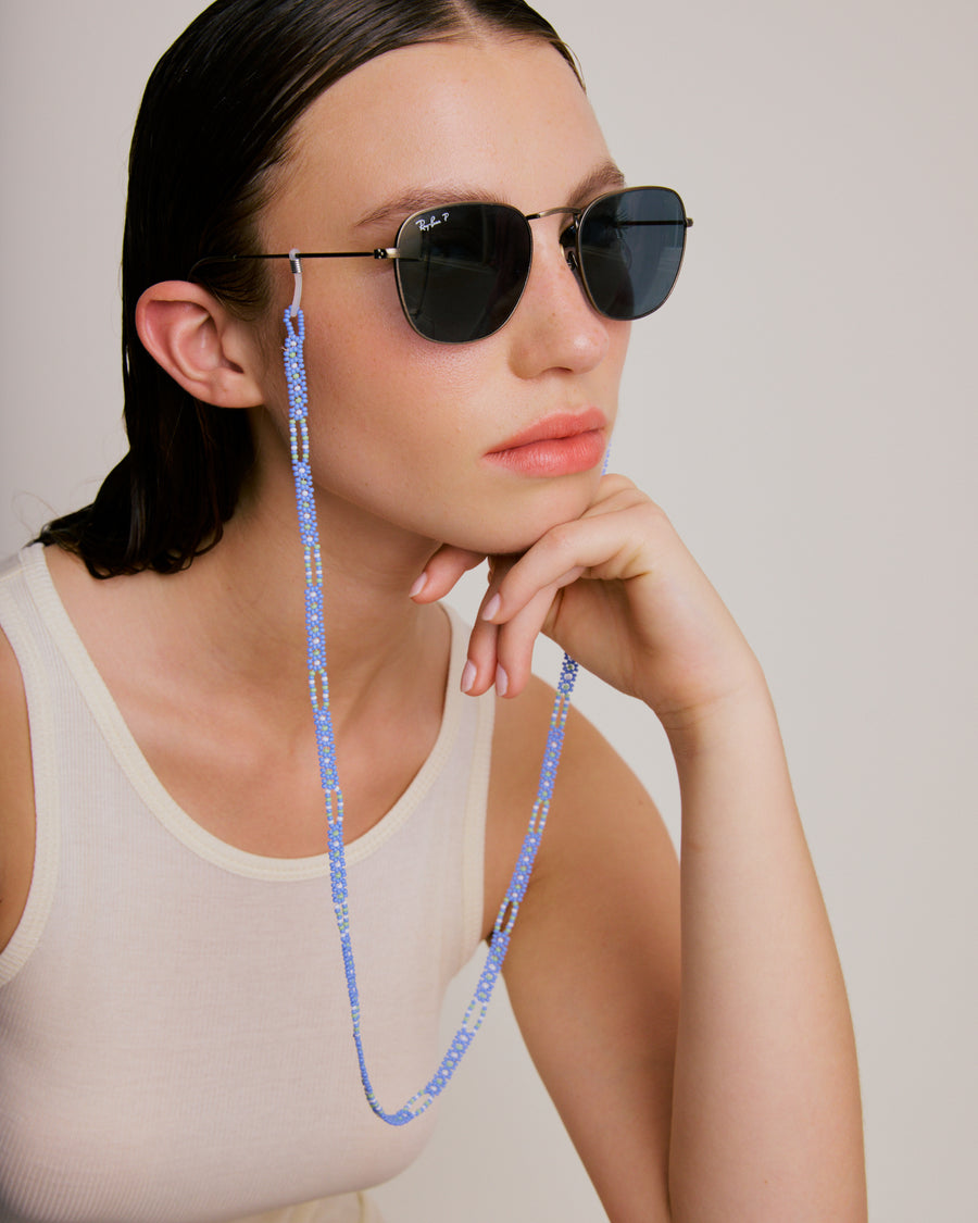 Sunglass Chain - Cornflower Blue