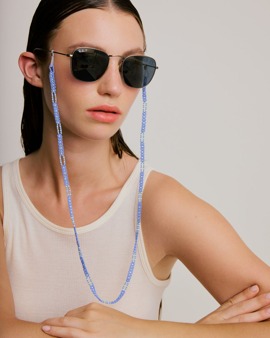Sunglass Chain - Cornflower Blue
