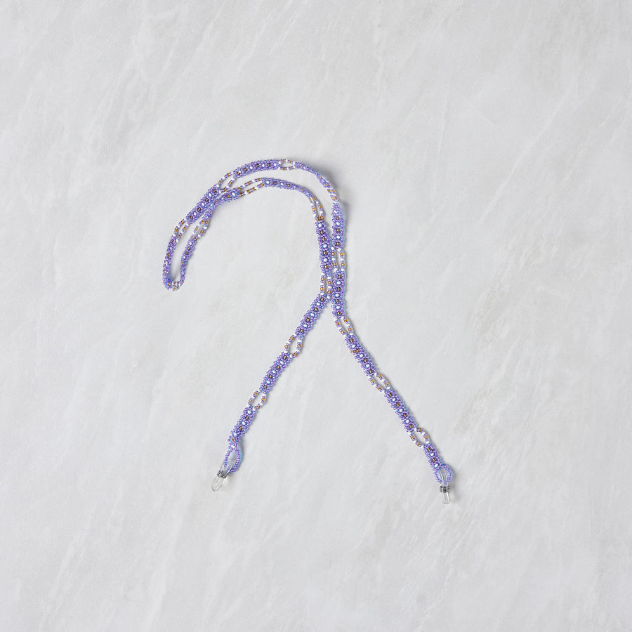 Beaded Sunglass Strap - Lavender