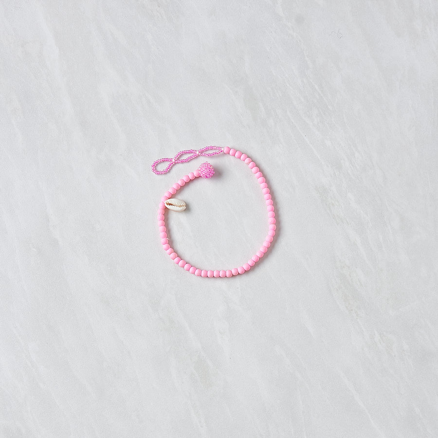 Ntombi Anklet - Single Shell Pink